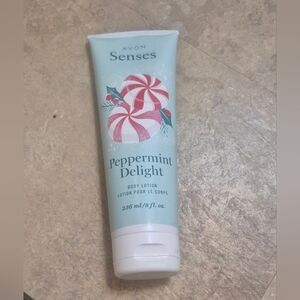 Avon Senses Peppermint Delight Body Lotion 8 oz Holiday Limited Edition New